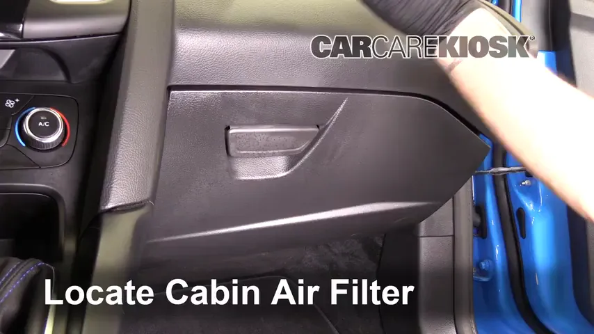 2017 Ford Focus RS 2.3L 4 Cyl. Turbo Air Filter (Cabin) Replace